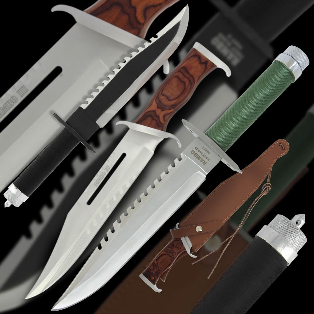 Deluxe Rambo IV Machete Knifewarehouse