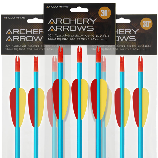 30 Inch Aluminium Arrows x 3 Knifewarehouse