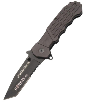 Tanto Lock Knife - Titanium Coated Blade