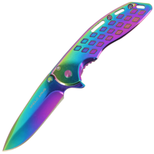 Titanium Coated Rainbow Knife