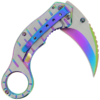 Rainbow Karambit Lock Knife