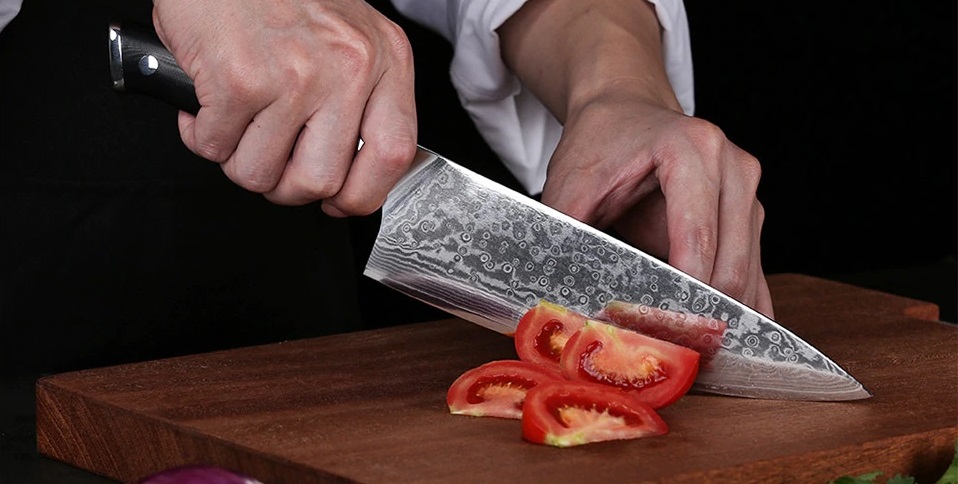 Turwho Japanese Damascus Steel Kitchen Chef Knife