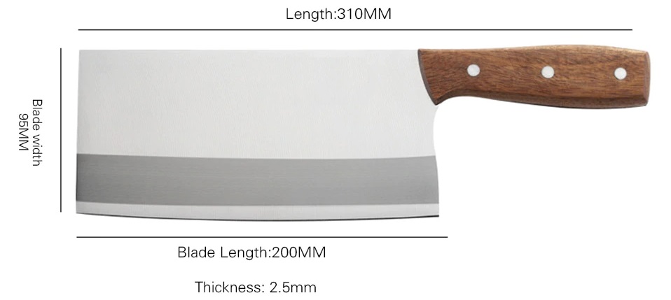 Turwho Meat Cleaver Butcher Knife