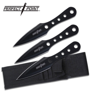 Perfect Point Stealth 3pc Throwing Knife Set