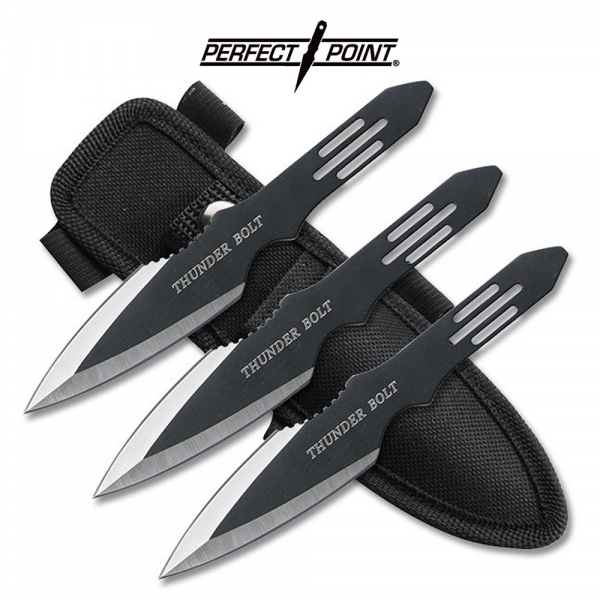 Thunder Bolt Triple Throwing Knife Set