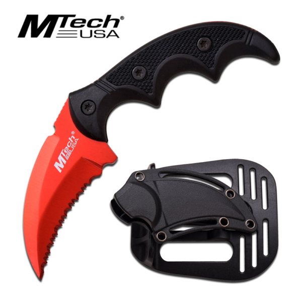 MTech USA Fixed Blade Knife 5" Overall