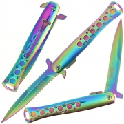Golan 9.2" Rainbow Stiletto Lock Knife