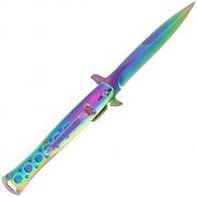 Golan 9.2" Rainbow Stiletto Lock Knife