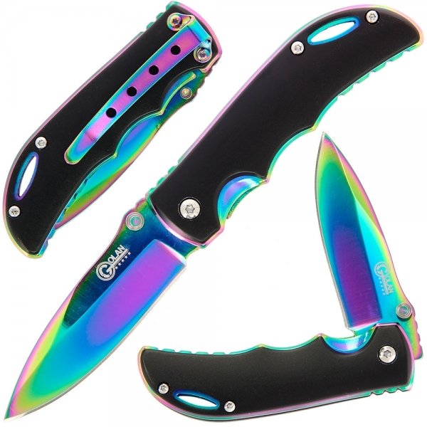 Golan Rainbow Trim Gentleman's Folding Knife