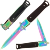 Golan Stiletto Rainbow Folding Knife