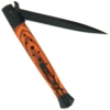 Golan Monster Stiletto Folding Knife - Pakkawood Handle