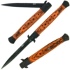 Golan Monster Stiletto Folding Knife - Pakkawood Handle