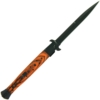 Golan Monster Stiletto Folding Knife - Pakkawood Handle