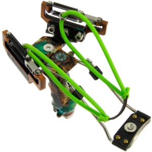 High Power Compound Slingshot with Brace Top