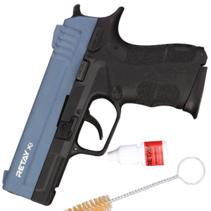 Retay X1 9mm P.A.K Black / Blue Blank Firing Pistol
