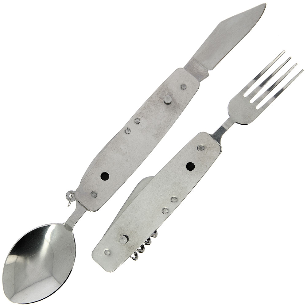 Green Multitool Knife & Fork Set Knifewarehouse