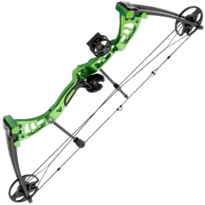 30-55lb Aurora Adjustable Compound Archery Bow - Green