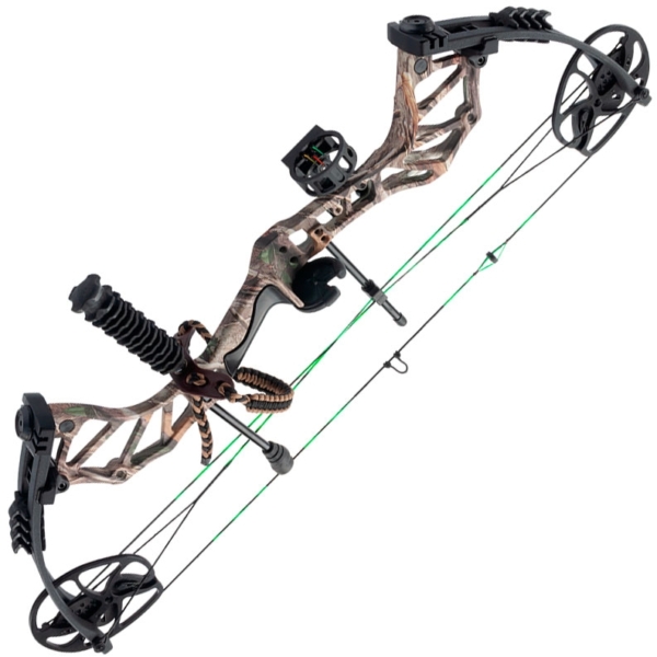 horn 30-70lb Adjustable Compound Archery Bow - Camo
