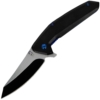Golan Black Reverse Tanto Dual Tone Lock Knife Open Show Side Main Image