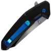 Golan Black Reverse Tanto Dual Tone Lock Knife Closed Pocket Clip Side