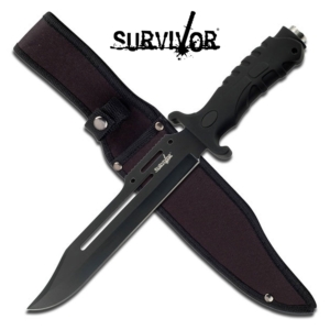 Lightweight fixed blade survival knife from the brand Survivor