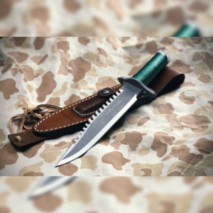 A photo of the Rambo collectable knife.