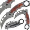 Grey Stainless Linerlock Karambit