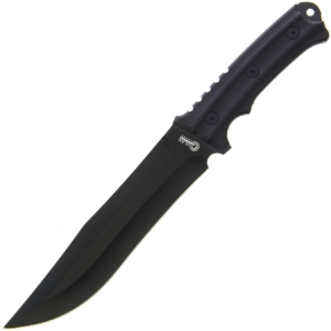 Golan Fixed Blade Clip Point Knife - Tan a gorgeous fixed blade knife for the serious survivalist - in Black.