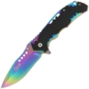 Golan Honeycomb Rainbow Lock Knife