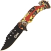 Golan Yellow Camo Folding Knife