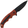 Golan Red Pakkawood Lock Knife