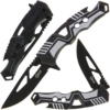Golan Grey & Black Linerlock Lock Knife