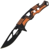 Golan Orange & Black Linerlock Lock Knife