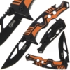 Golan Orange & Black Linerlock Lock Knife