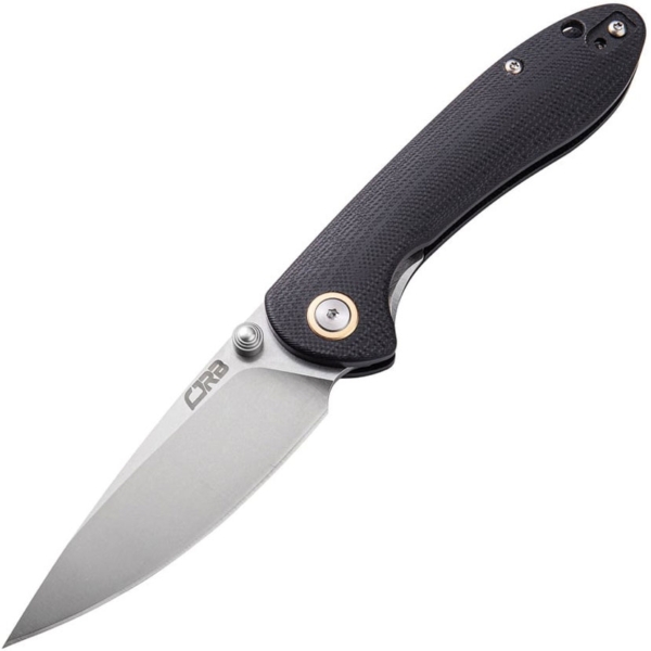 CJRB Small Feldspar Linerlock Pocket Knife Black