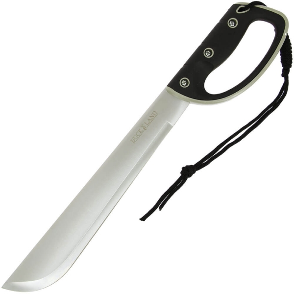 Buckland 22" Machete with Sheath shown open without sheath on a white background.